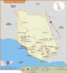 Ventura County Map thumb