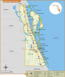 Brevard County Map thumb