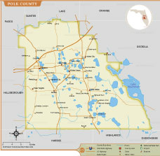 Polk County Map thumb