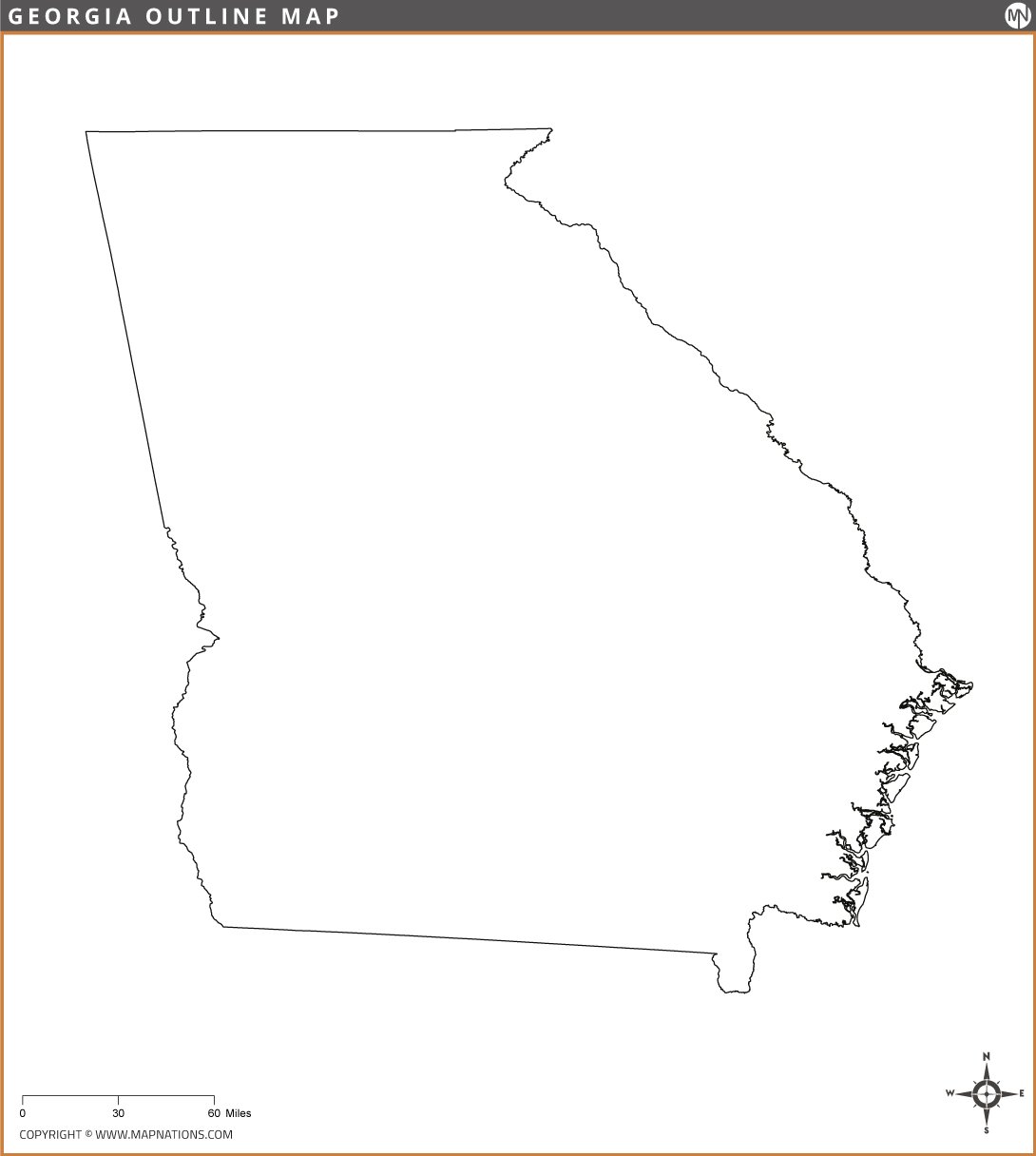 georgia-outline-map