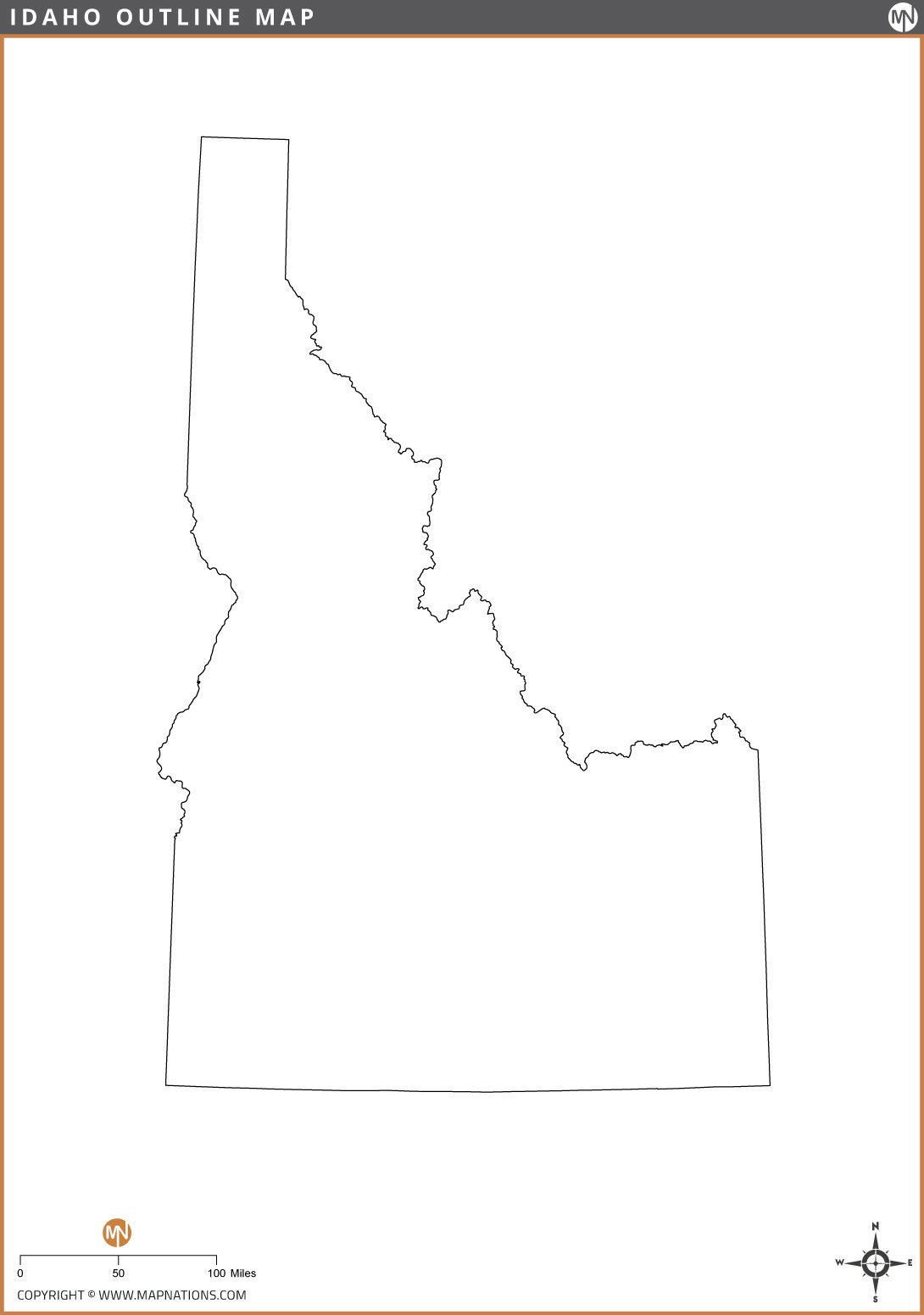 idaho-outline-map