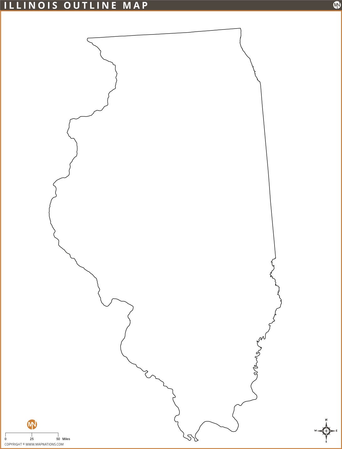 illinois-outline-map