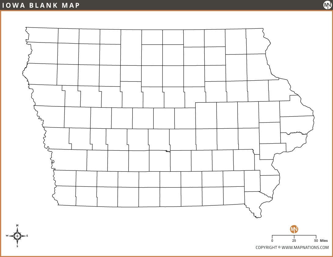 iowa-blank-map