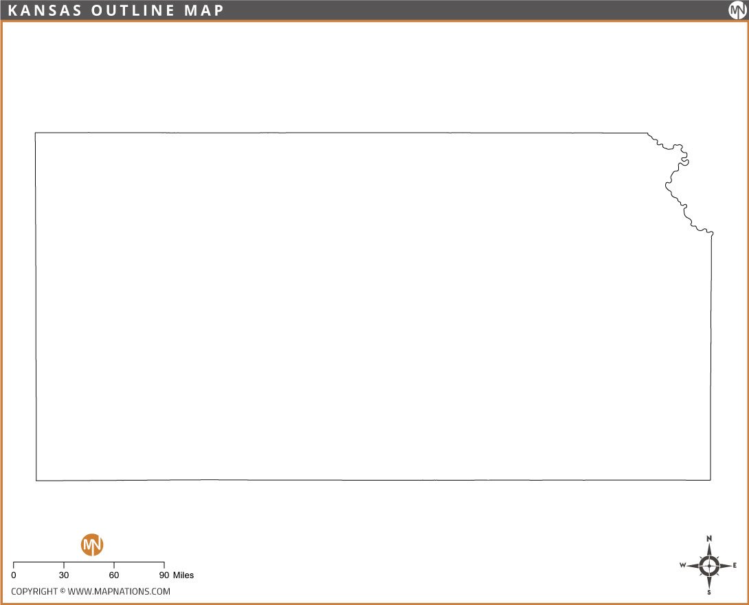 kansas-outline-map