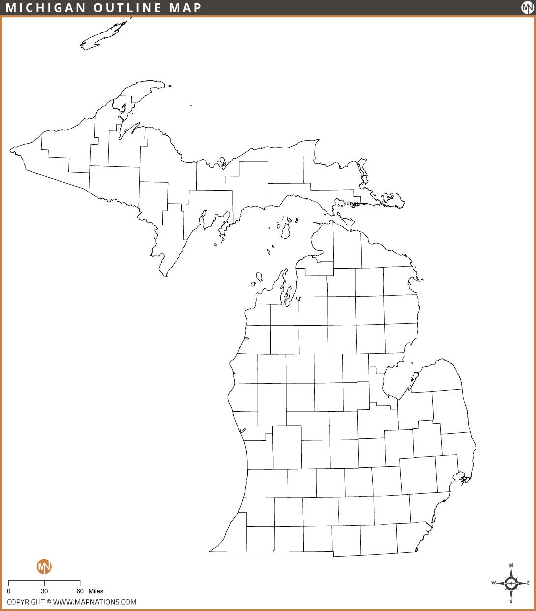 michigan-blank-map