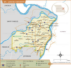 St-louis County Map thumbnail