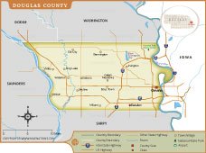 Douglas County Map thumbnail