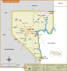 Clark County Map thumbnail