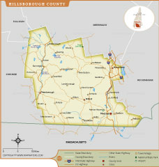 Hillsborough County Map thumbnail
