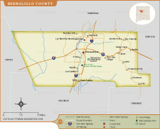 Bernalillo County Map thumbnail