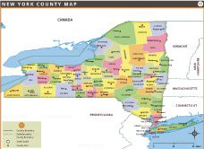 New York County Map thumb