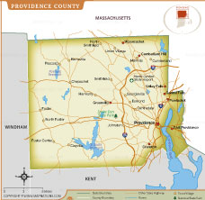 Providence County Map thumbnail