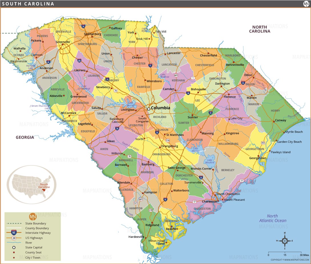 south-carolina-map