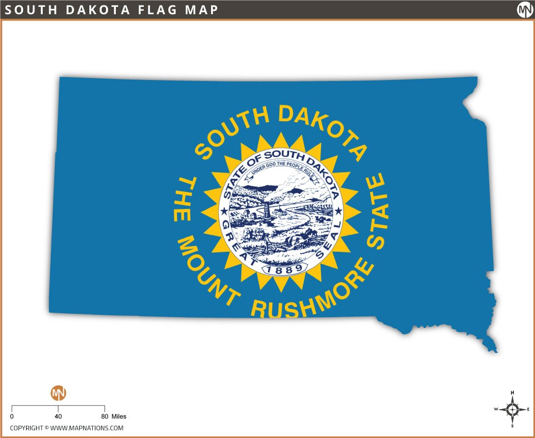 south-dakota-flag-map