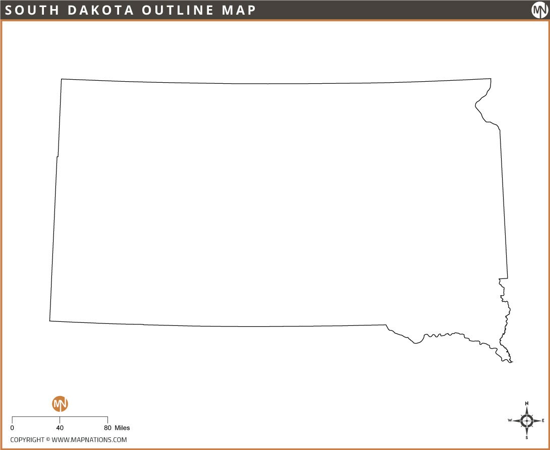 south-dakota-outline-map