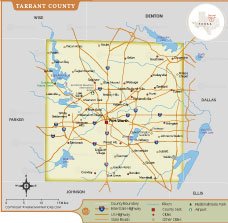 tarrant-county-map