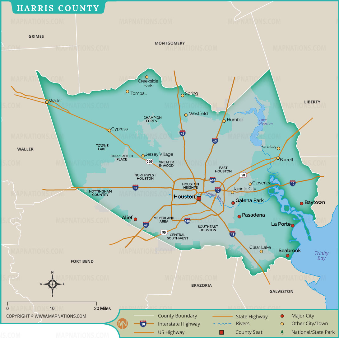 Crosby Texas Map Harris County Community Layout