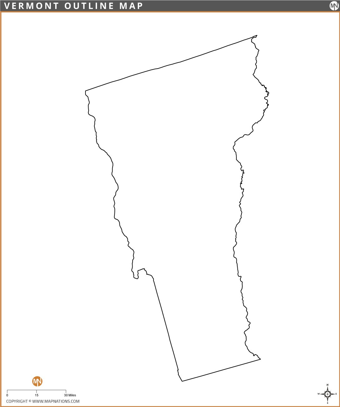 vermont-outline-map