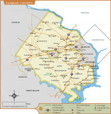 Fairfax County Map thumbnail