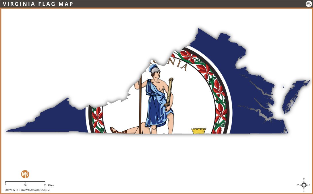 virginia-flag-map