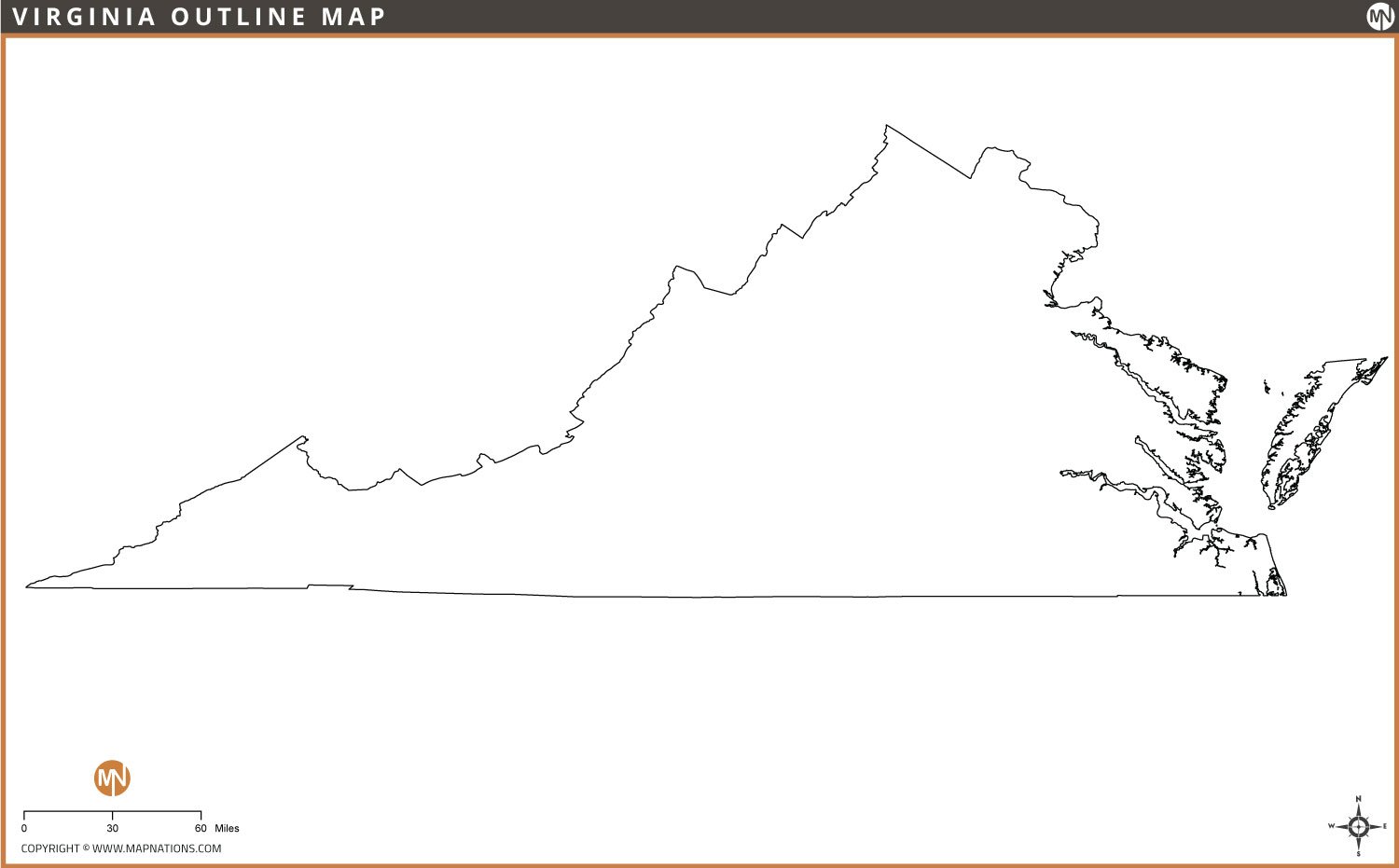 virginia-outline-map