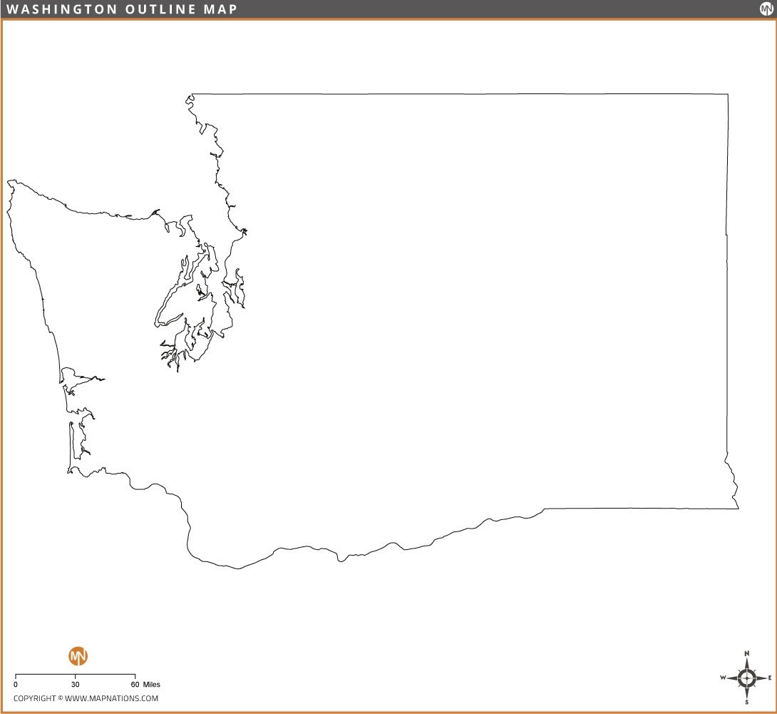 washington-outline-map