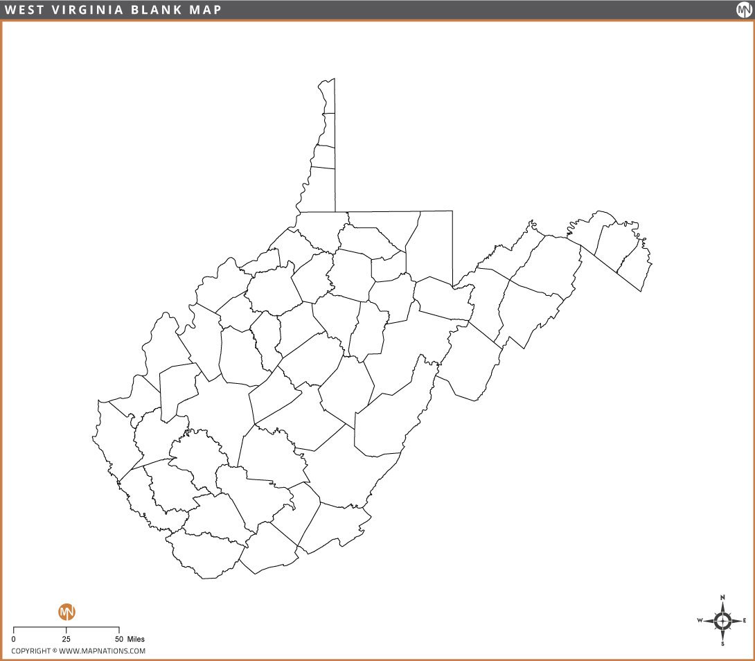 west-virginia-blank-map