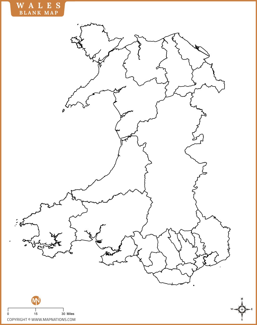wales-blank-map
