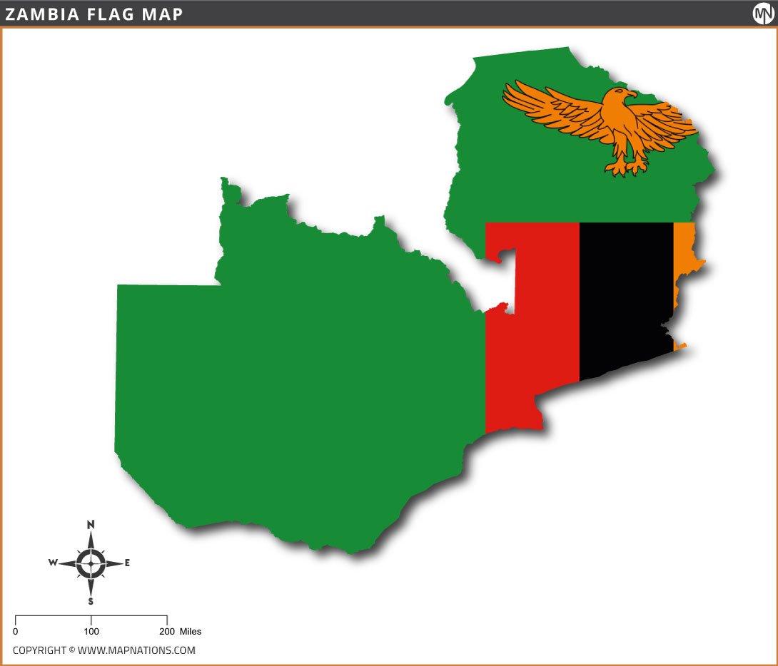 zambia-flag-map