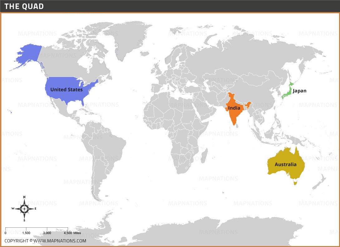 Quad Nations Map