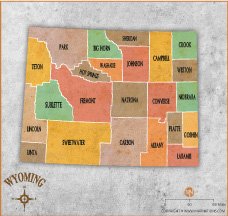 vintage-wyoming-county-map