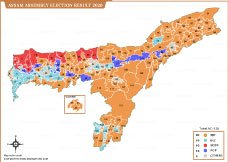 Assam Assembly Election Result 2026 Map