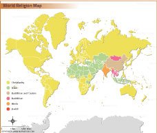 World Religion Map