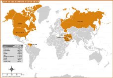 Top 10 Oil Reserve Countries Map thumb