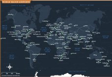 World Major Airport Map thumb