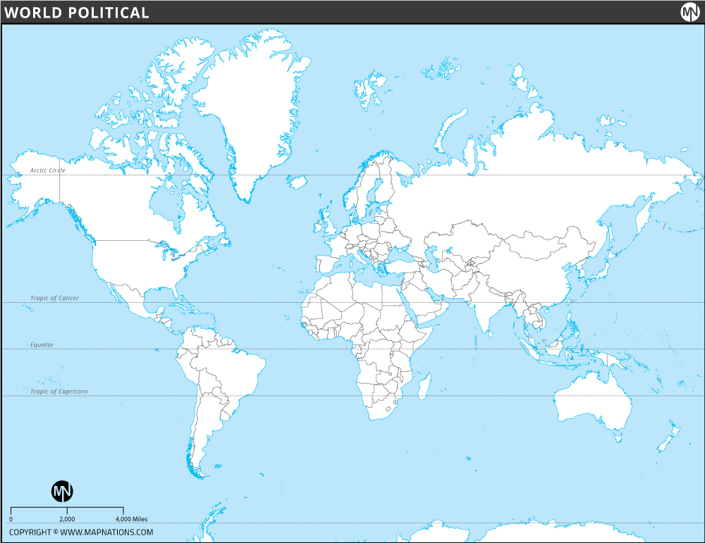 Outline World Maps Outline World Maps